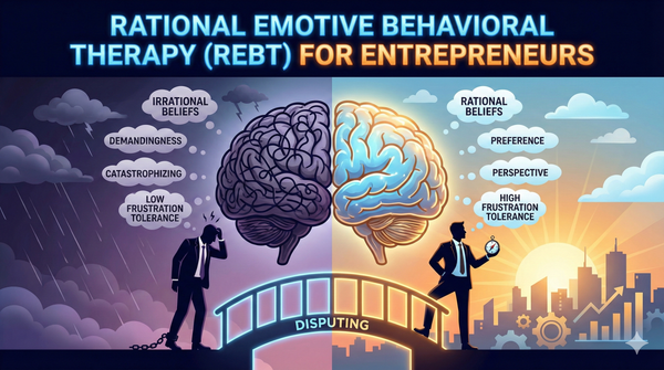 Rational Emotive Behavioral Therapy (REBT) for Entrepreneurs